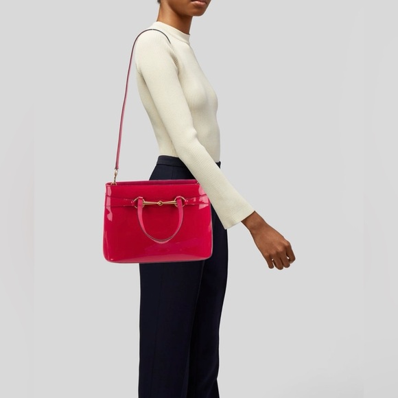 Gucci Leather Bright Bit Medium Tote - Picture 3 of 7